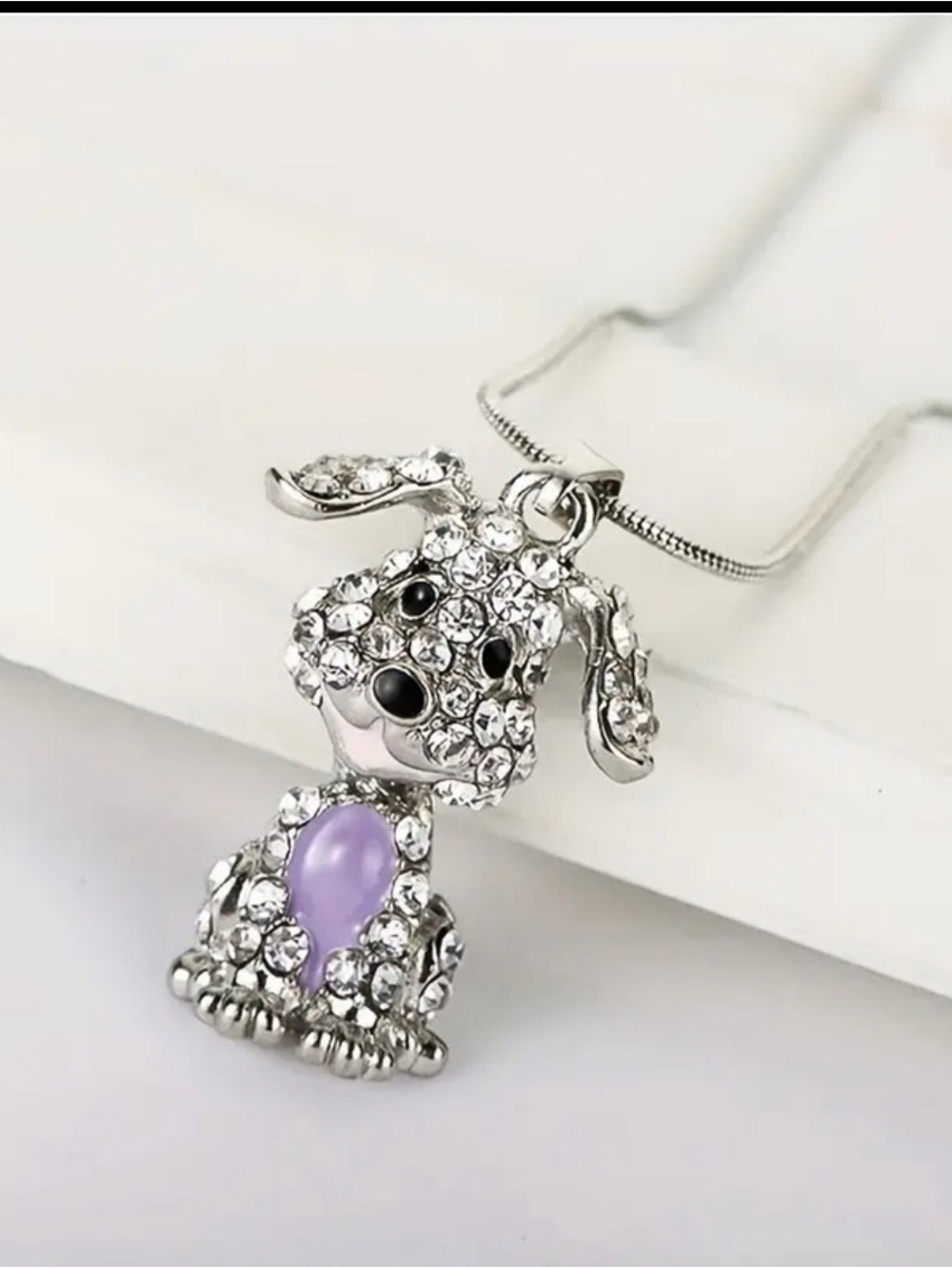 Stylish Elegant Puppy Necklace. - Picture 6 of 7